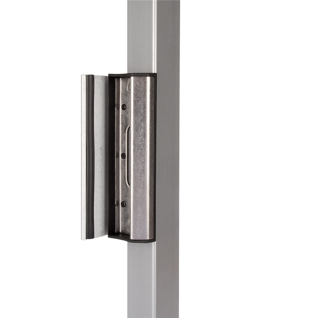 Adjustable keep out of stainless steel
