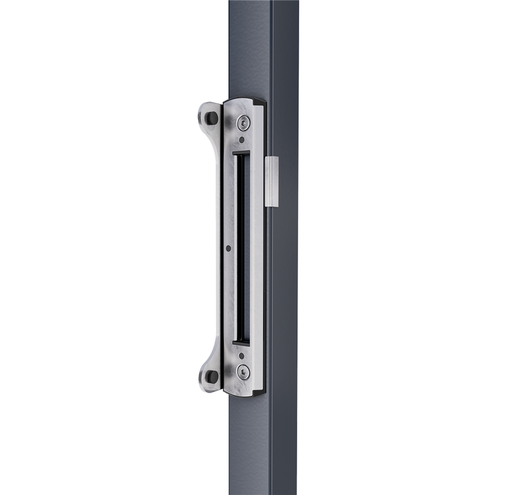 Stainless steel keeper for narrow gaps