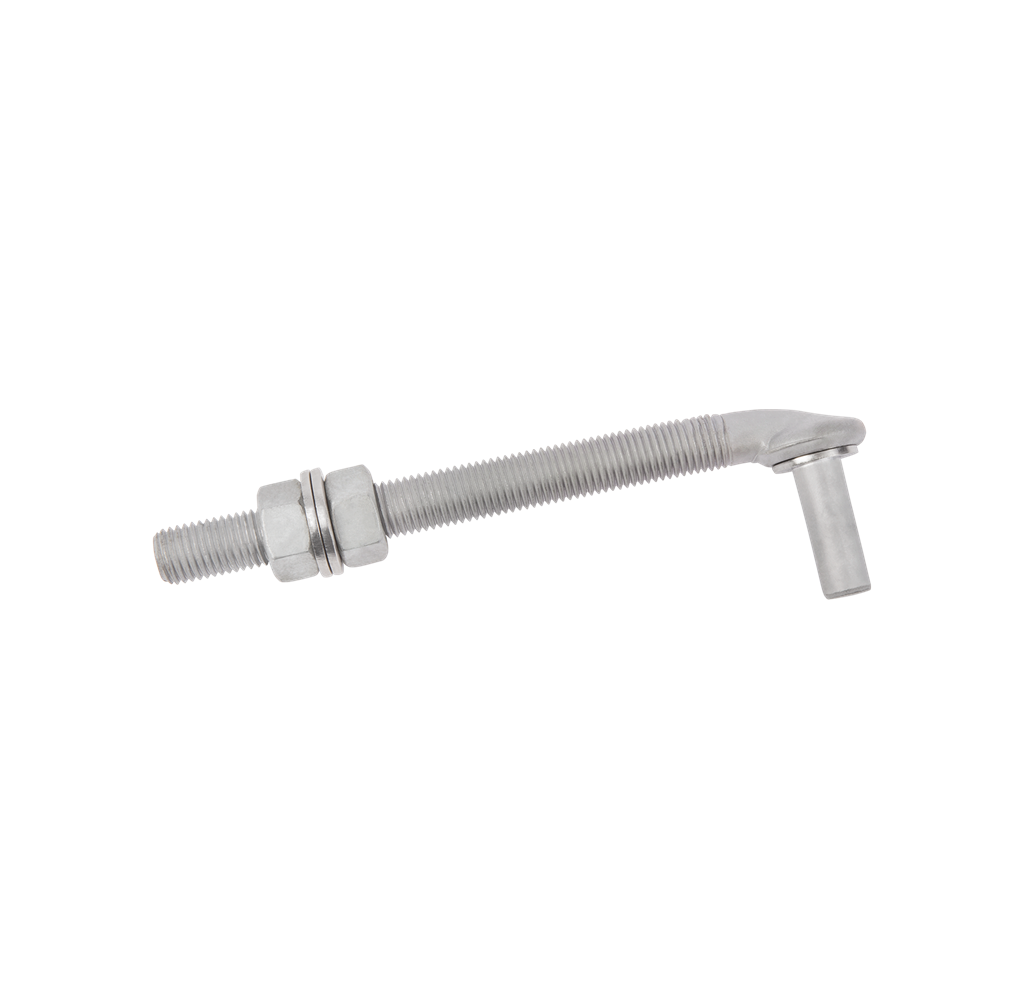 Hot-dip galvanized hinge axle M16
