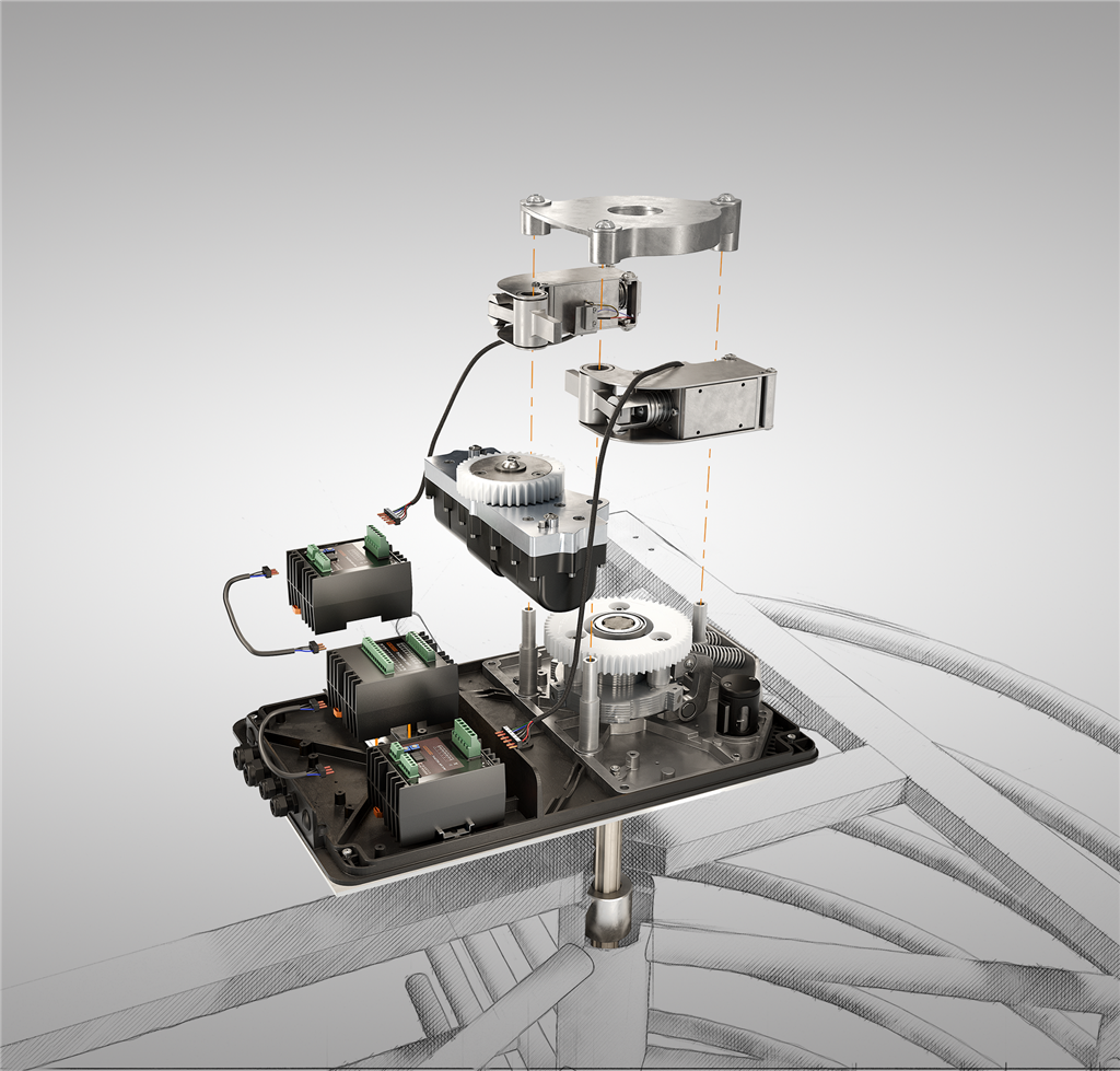 TURNITEC - Modular (electro)mechanical control unit for turnstiles