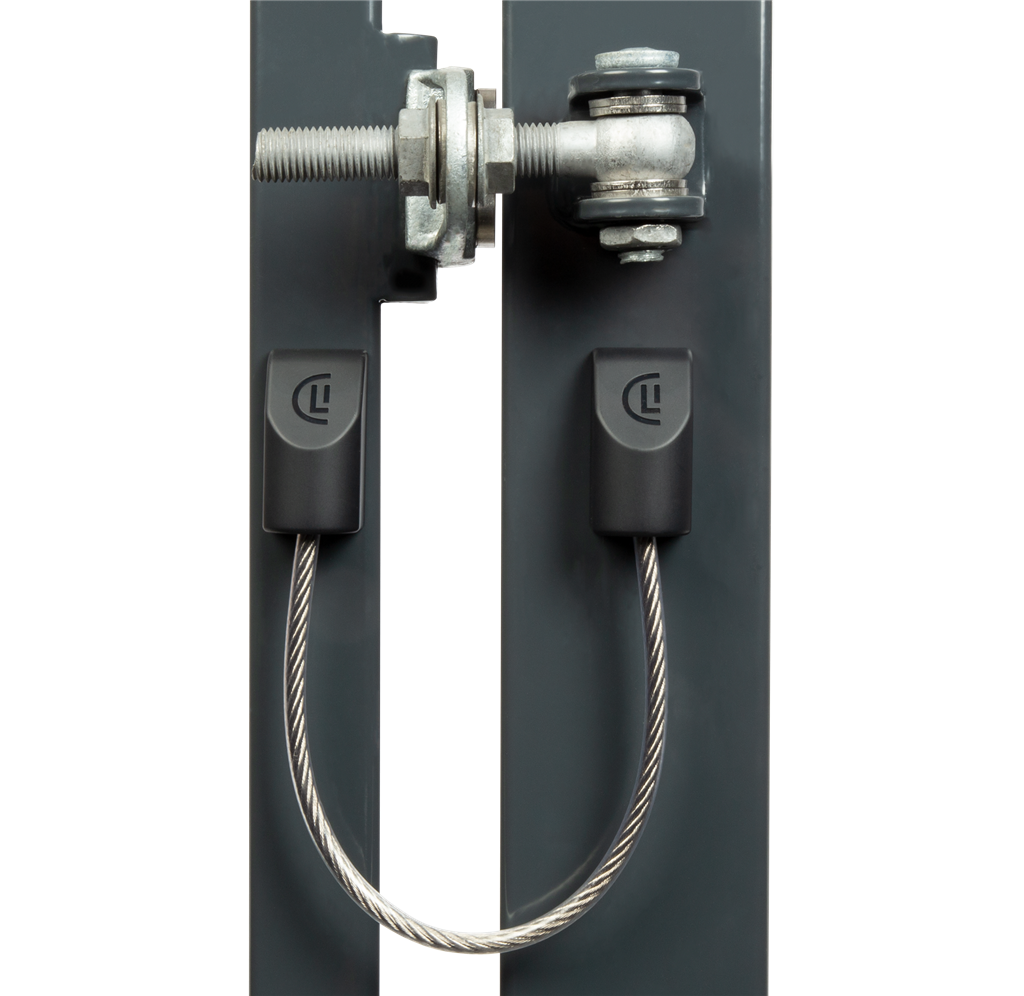 Stainless steel safety cable for gates up to 1,100 lbs