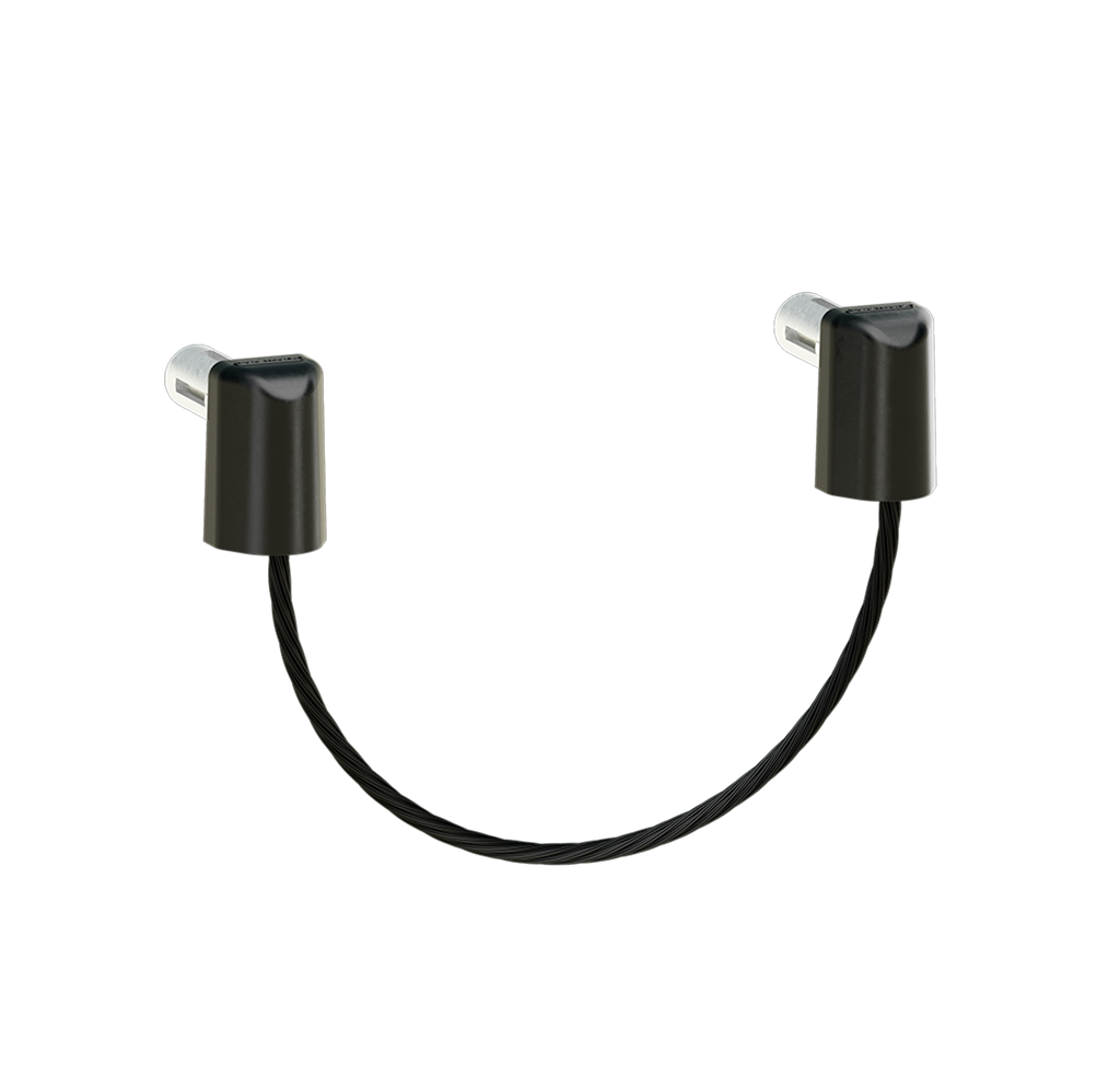 Stainless steel safety cable for gates up to 1,100 lbs