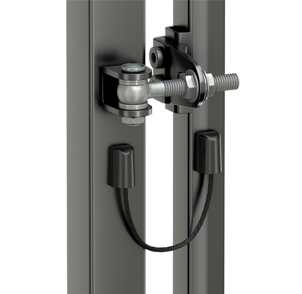 Stainless steel safety cable for gates up to 1,100 lbs