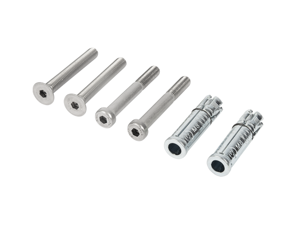 Wall fixation set for keeps