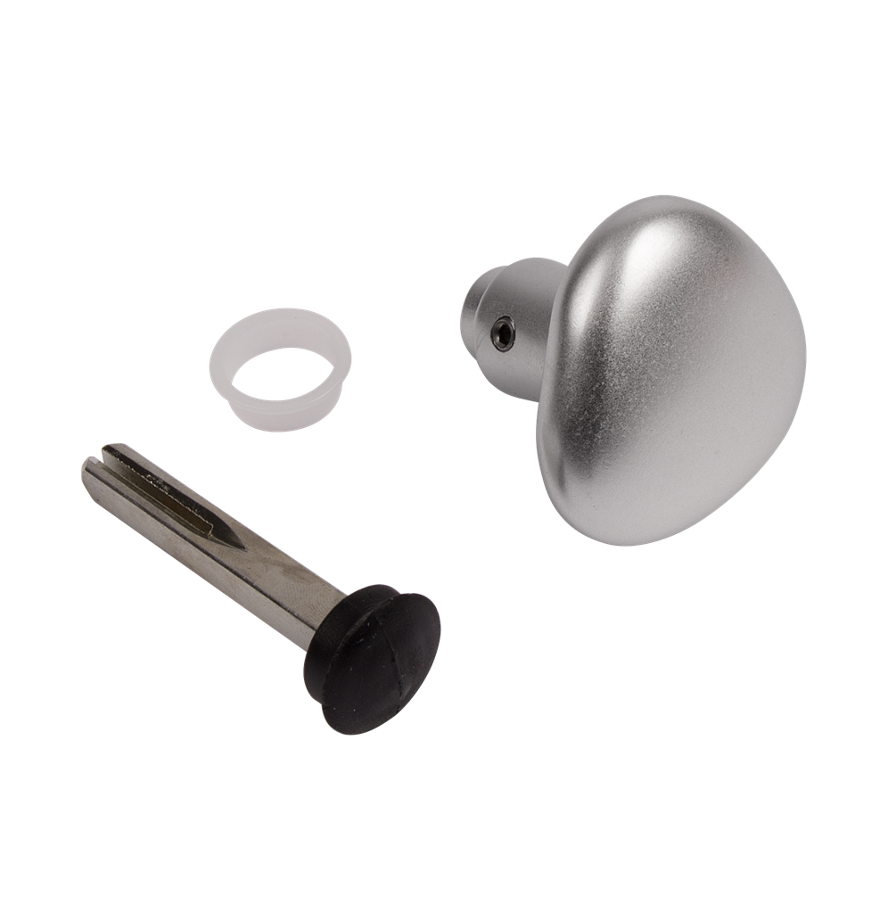 Half aluminum round handle