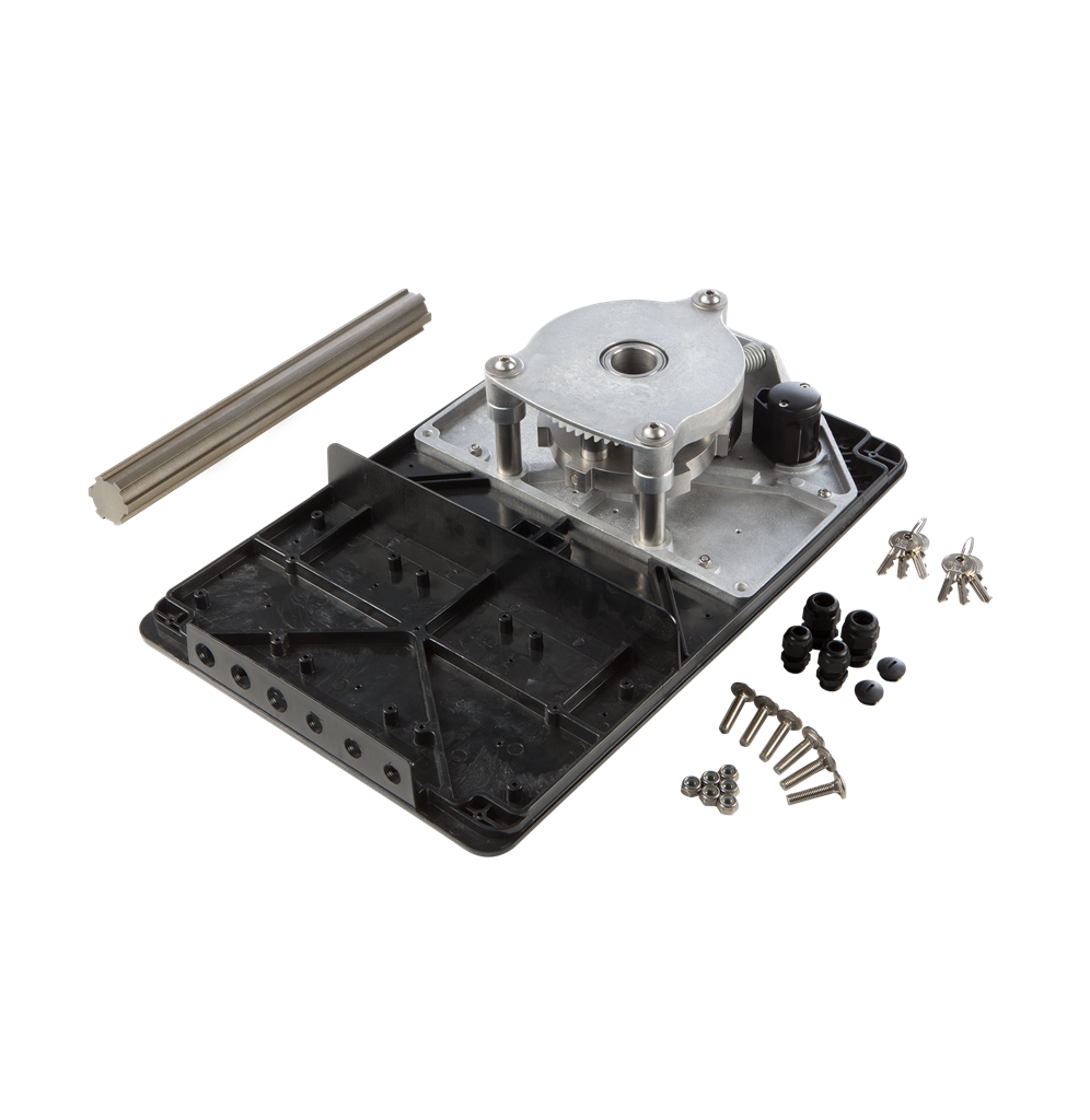 TURNITEC base mechanism for 3-arm turnstile (120°)