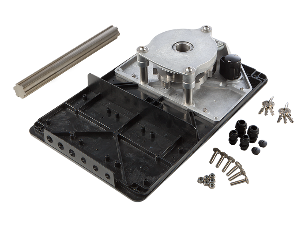 TURNITEC base mechanism for 4-arm turnstile (90°)