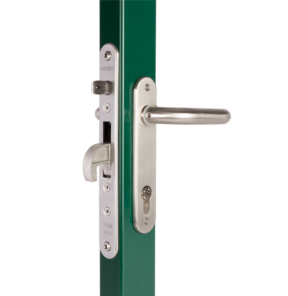 Mortise lock for ornamental gates