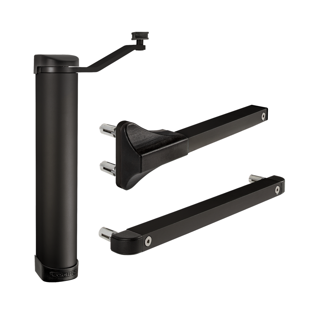 Compact 90° or 180° retrofit gate closer for gates up to 165 lbs