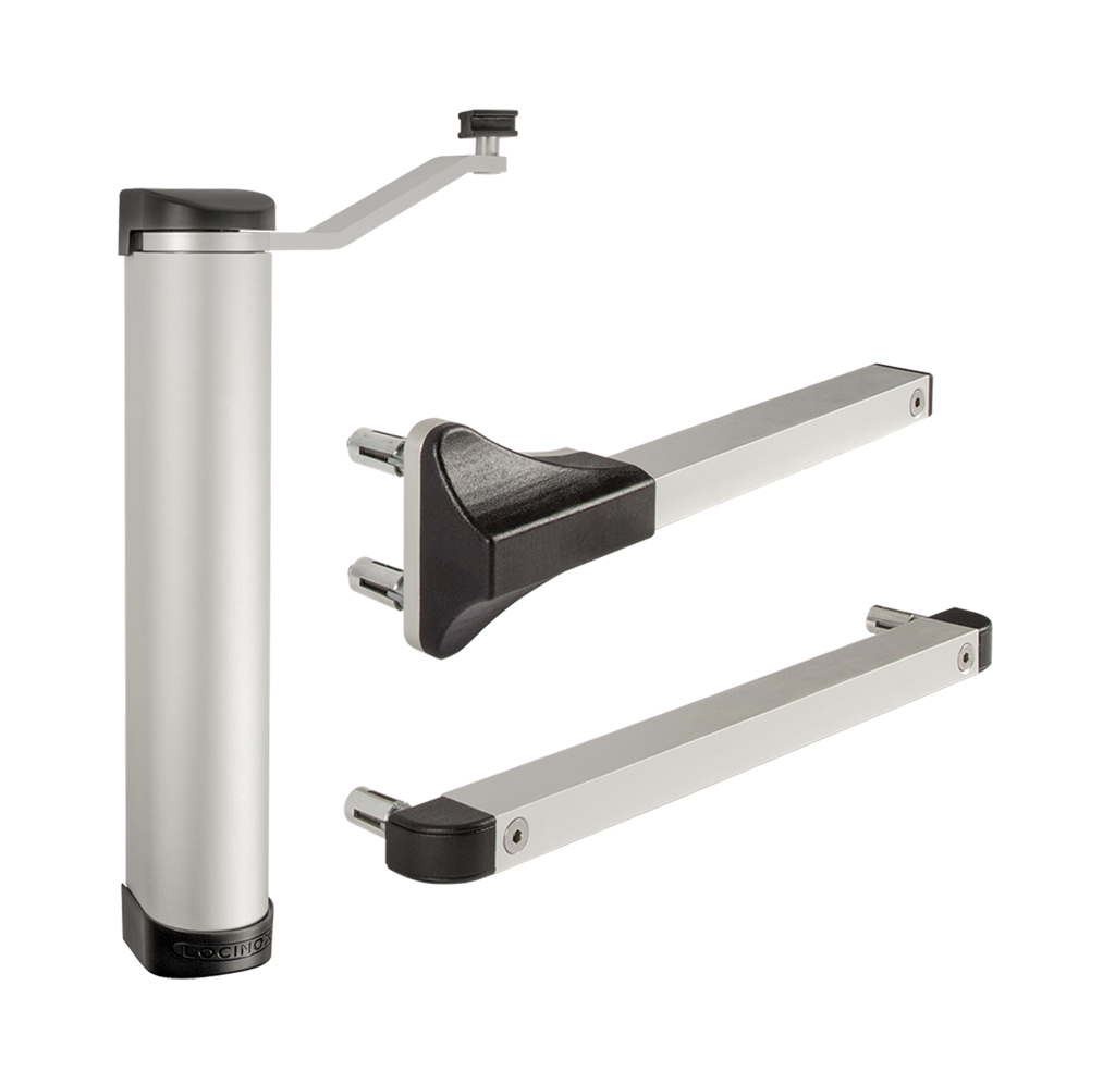 Compact 90° or 180° retrofit gate closer for gates up to 165 lbs