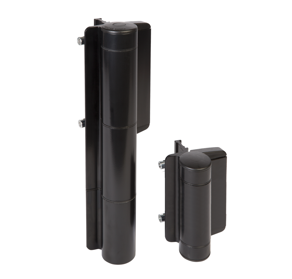 Ultra heavy duty 180° hydraulic gate closer and hinge for gates up to 440 lbs