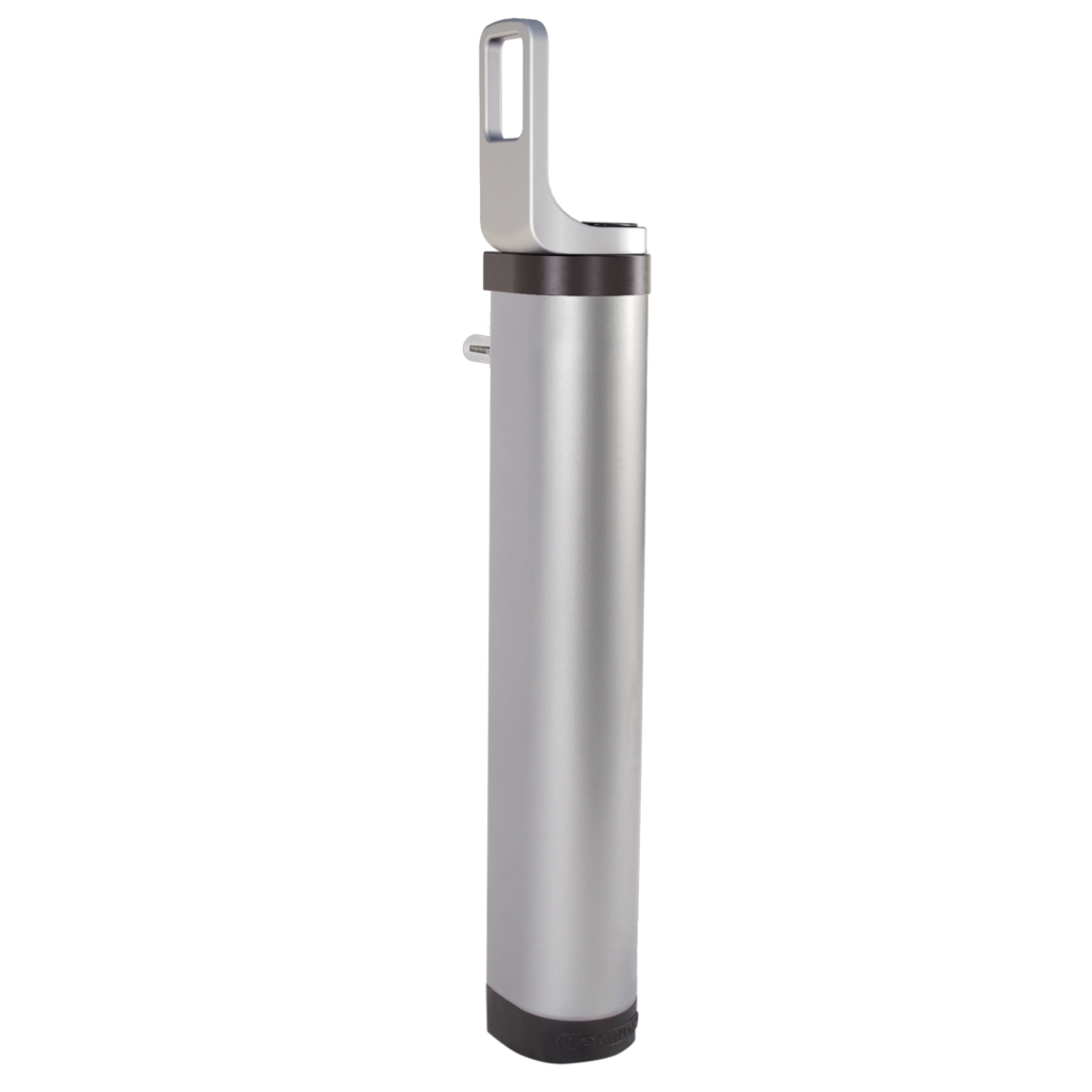 Elegant 180° gate closer with direct connection to the hinge