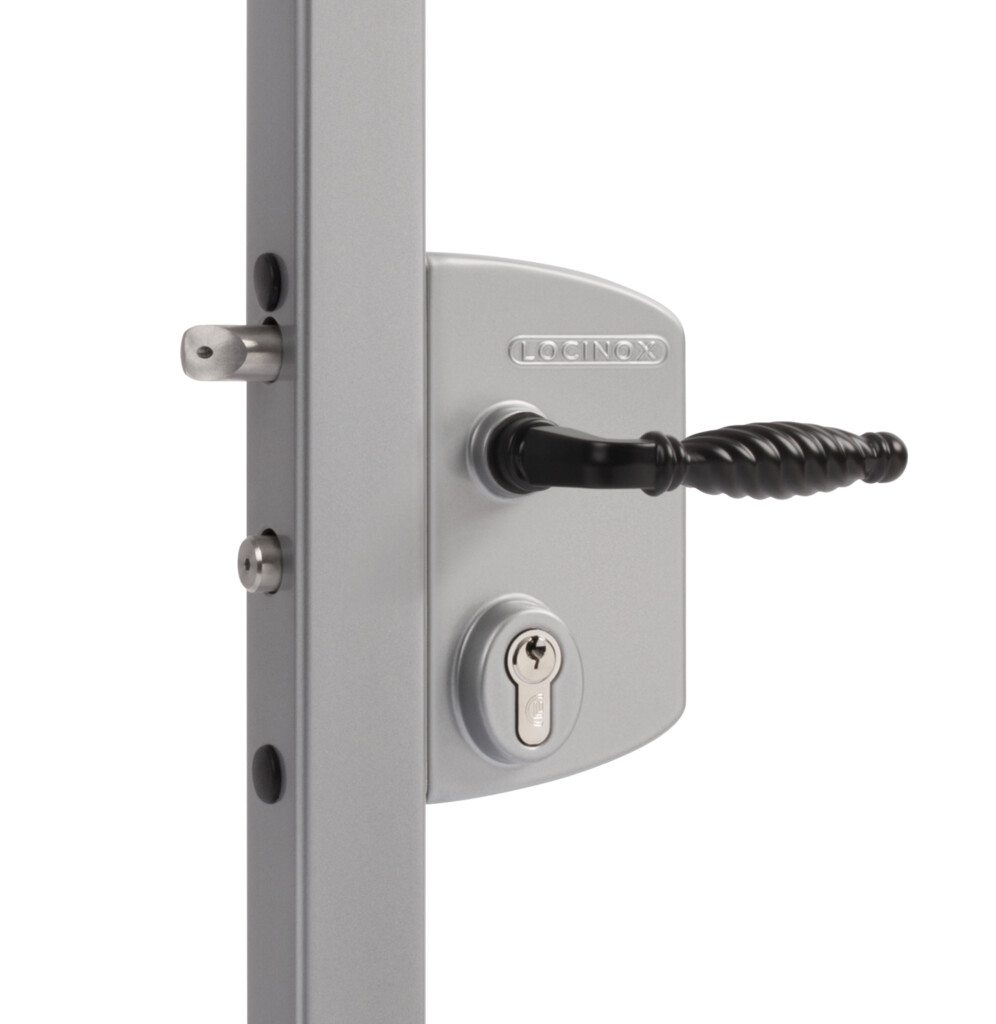 Surface mounted gate lock