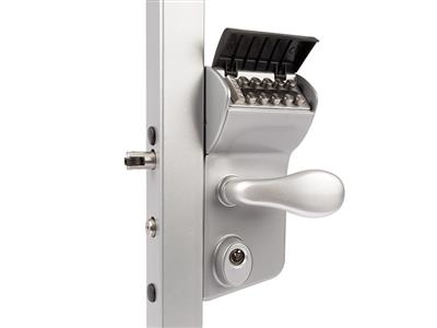 Bouvet Surface Lock for Cabinet Backset:15mm L:70mm  Natur