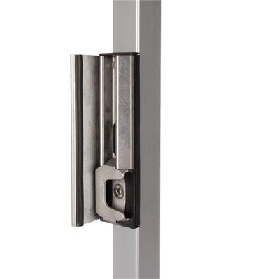 Adjustable security keep out of stainless steel