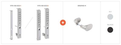 Mechanical code lock set for insert locks with handles