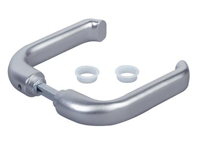 Reinforced aluminum handle pair
