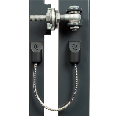 Stainless steel safety cable for gates up to 1,100 lbs