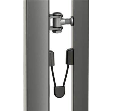 Stainless steel safety cable for gates up to 1,100 lbs