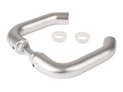 Anodized aluminum handle pair for insert locks