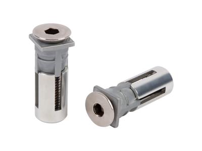 Stainless steel fixation bolt with high pulling resistance