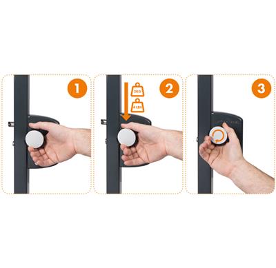 Childproof security knob