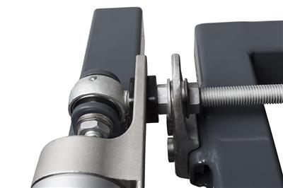 Hot-dip galvanized bearing eyebolt for 3D and 4D hinges 