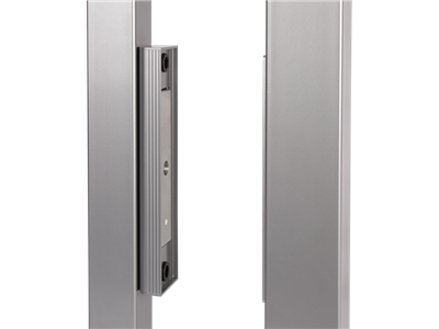 Integrated magnet lock for sliding gates