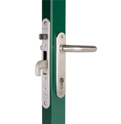 Mortise lock for ornamental gates