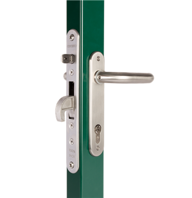 Mortise lock for ornamental gates