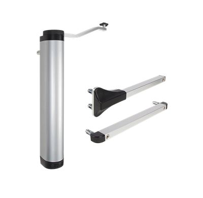 Heavy duty 90° or 180° retrofit hydraulic gate closer for gates up to 330 lbs