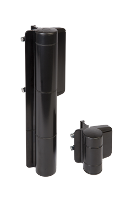 Heavy duty 180° hydraulic gate closer and hinge for gates up to 330 lbs