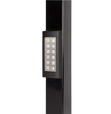 Weather resistant keypad with 2 integrated relays