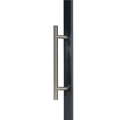 Fixed stainless steel handle