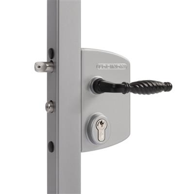 Surface mounted gate lock