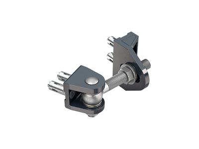 Adjustable side-mount hinge with U-bolt, bearings and grease fitting - C92  – D.J.A. Imports, Ltd.