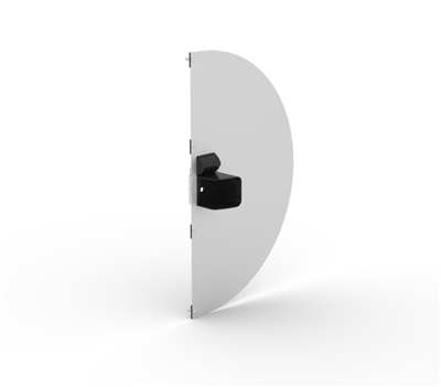 Security shroud for free exit code lock