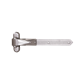Vandal-proof 4D-hinge for wooden gates