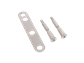 Guide plate for a smooth guidance of the bolts of the surface mounted lock