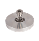 Lower bearing and flange assembly for turnstiles