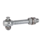 Hot-dip galvanized bearing eyebolt for 3D and 4D hinges 