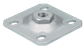 Wall plate hot-dip galvanized