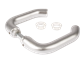 Anodized aluminum handle pair for insert locks