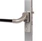 Aluminum push bar for insert locks