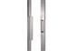 Built-in electro-magnetic lock for swing gates