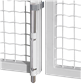 Surface mounted dropbolt with aluminium bolt