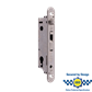 Mortise lock with 1-3/16" backset for profiles of 2" or more