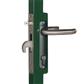 Mortise lock for ornamental gates, fits welding lock box