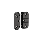 180° Spring hinge mounted with self-drilling screws 