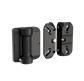 180° Spring hinge mounted with self-drilling screws 